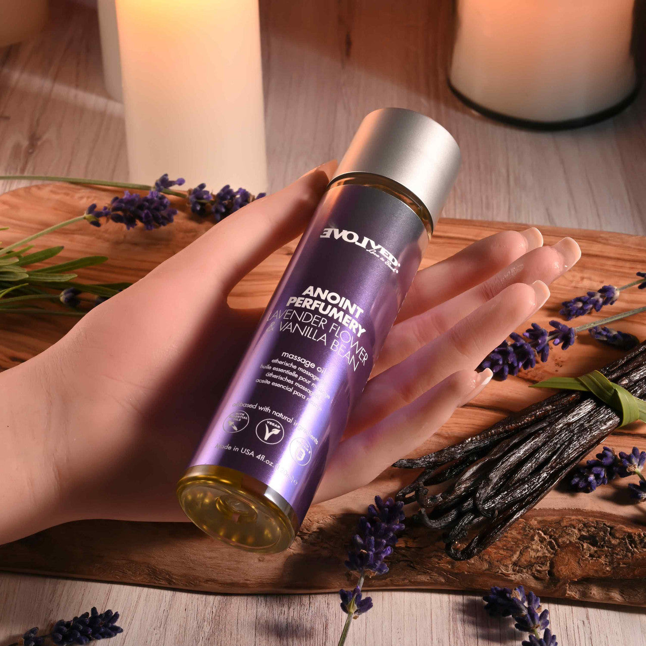 Anoint Perfumery Lavender Flower & Vanilla Massage Oil