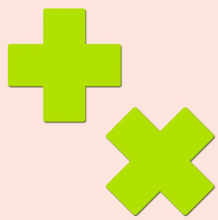 Pastease Plus X Glow In The Dark Neon Yellow