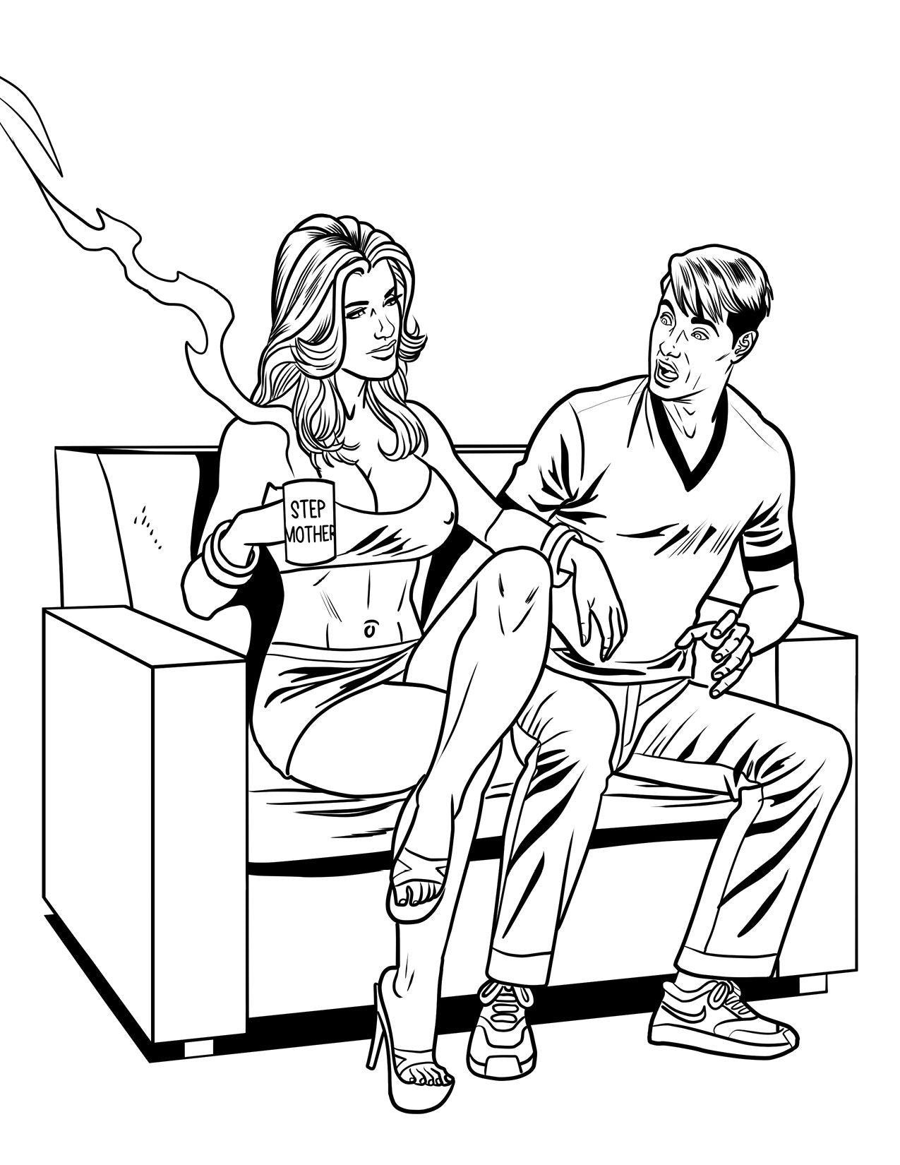 The Milf Porn Coloring Book