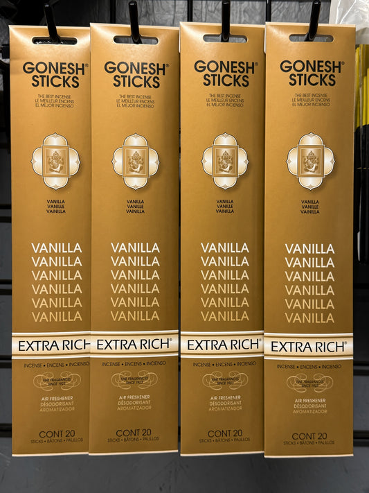 Gonesh Extra Rich Collection Vanilla-4 packs