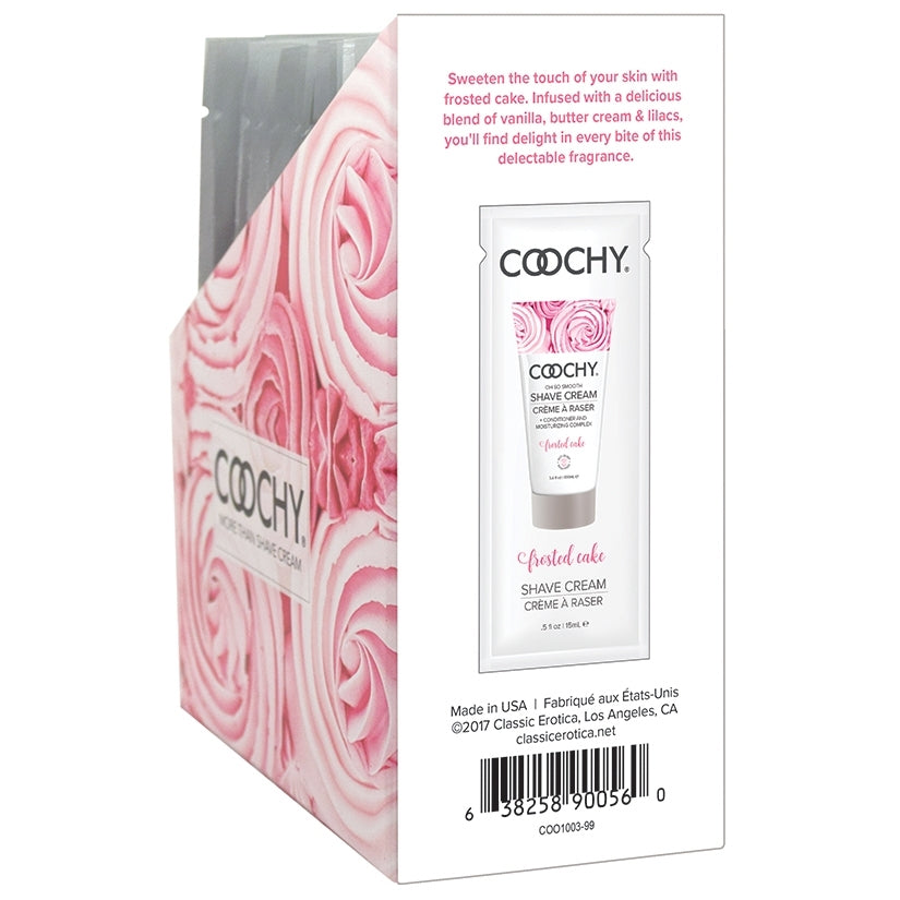 Coochy Shave Cream-Frosted Cake