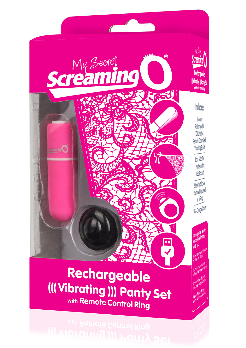 My Secret Charged Remote Control Panty Vibe - Pink