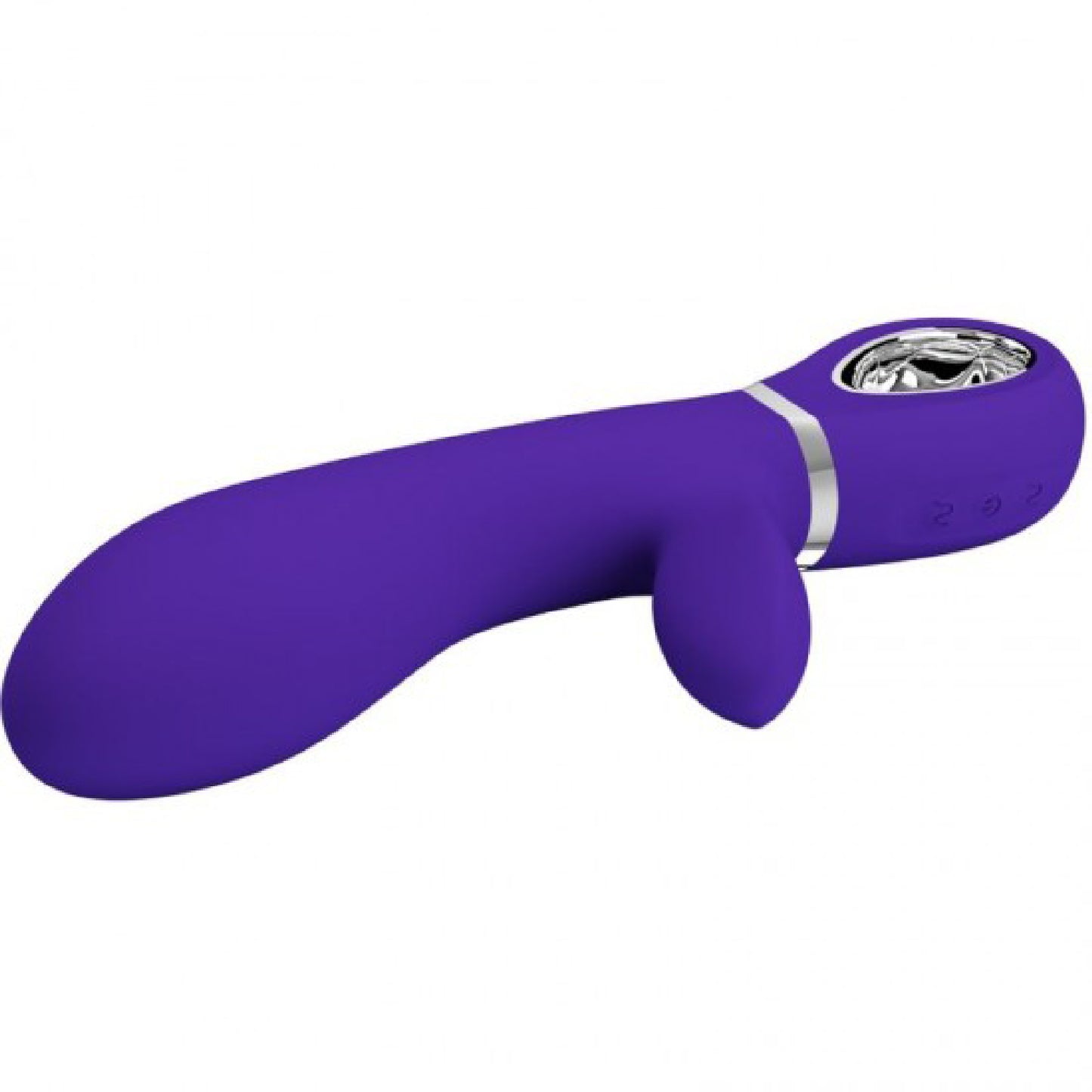 Thomas Super Soft Silicone Rabbit Vibrator - Purple