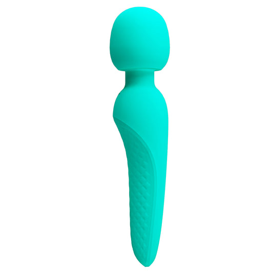 Meredith Super Soft Silicone Wand - Turquoise