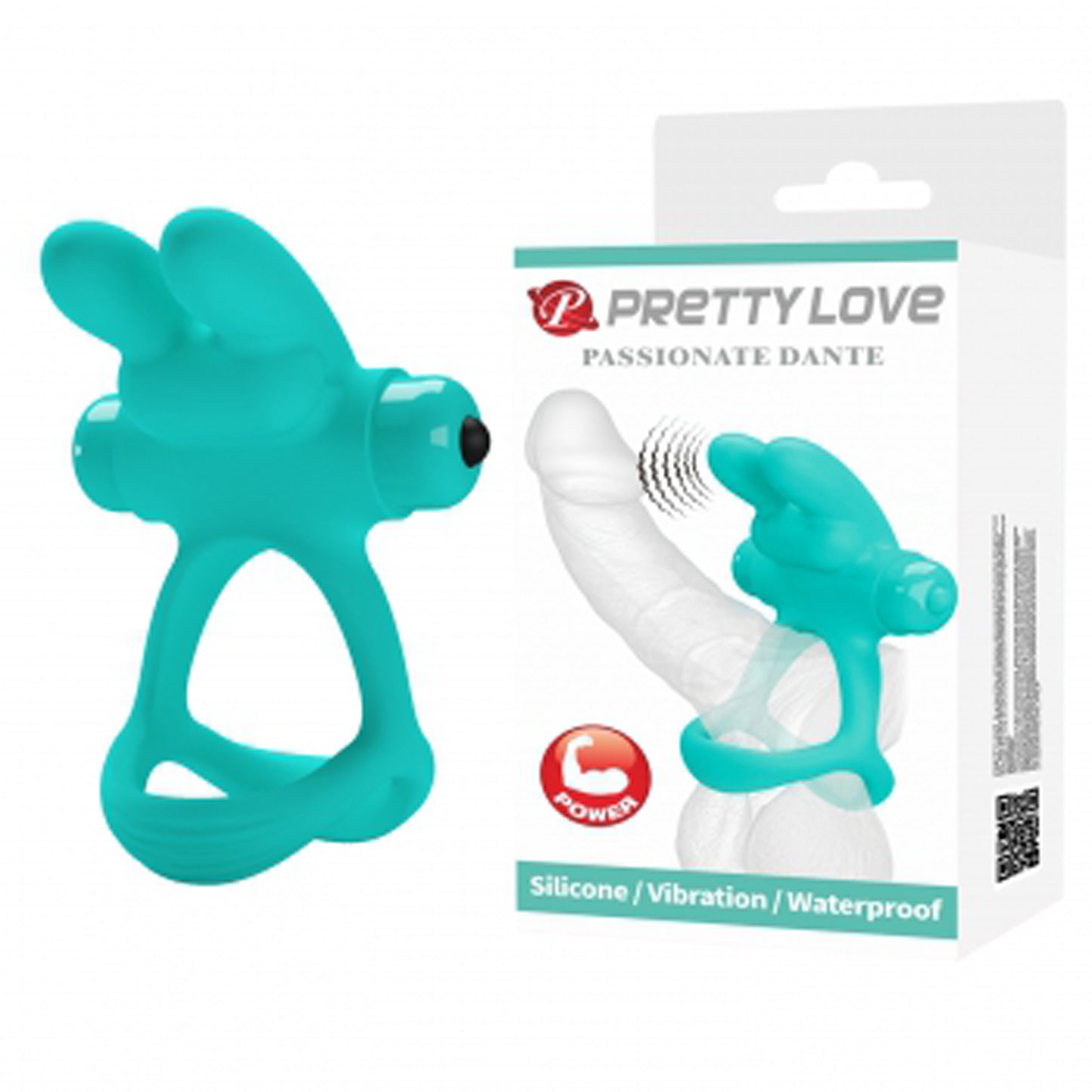 Passionate Dante Penis Ring - Turquoise