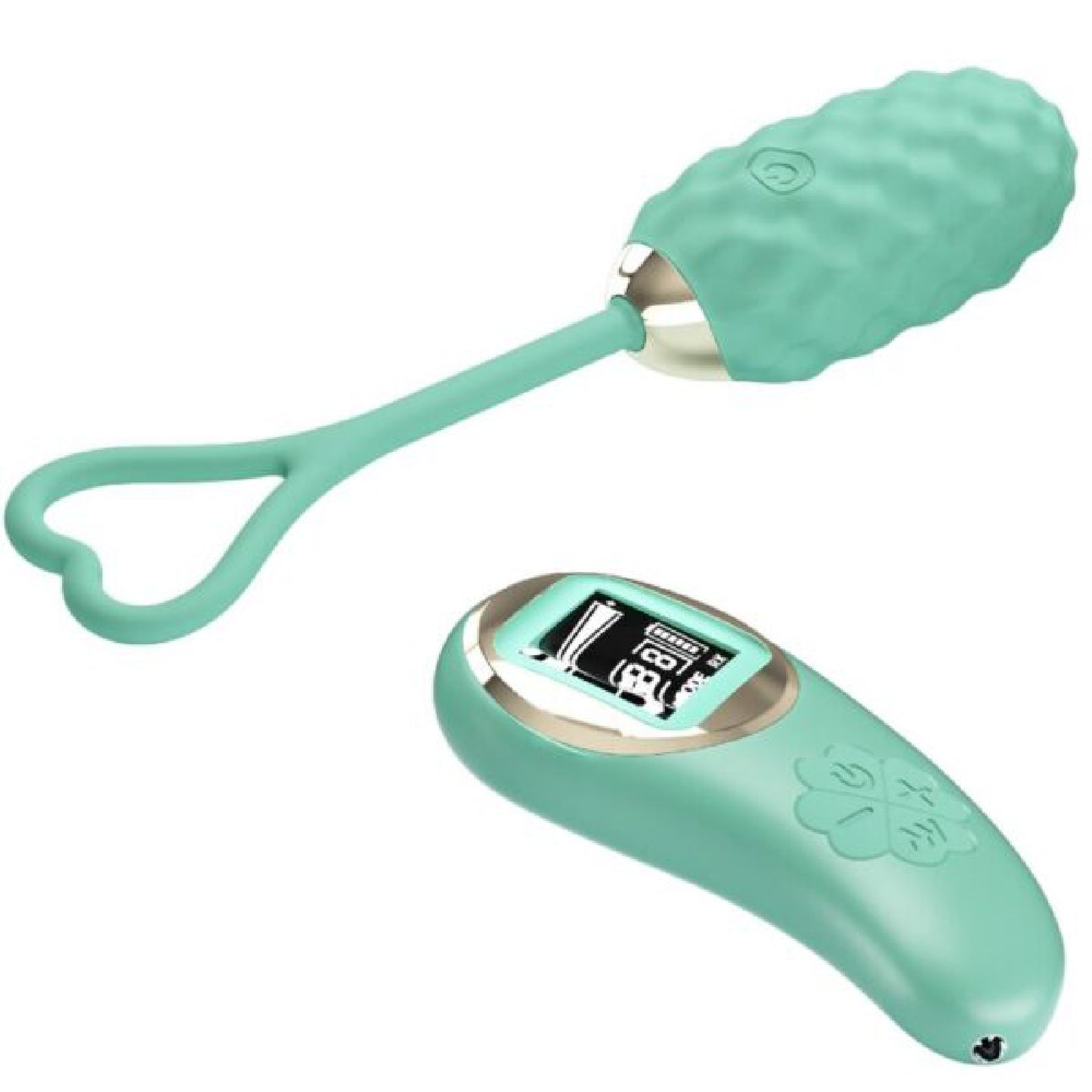 Vivian Remote Control Vibrating Egg - Turquoise