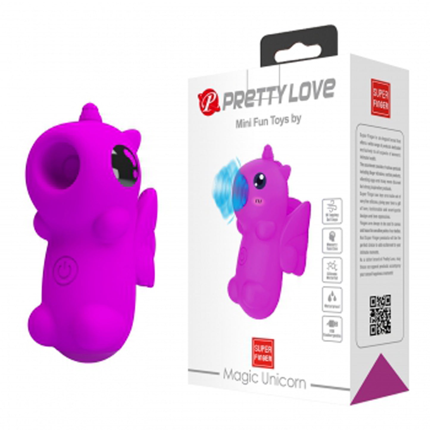 Magic Unicorn Finger Vibrator - Purple