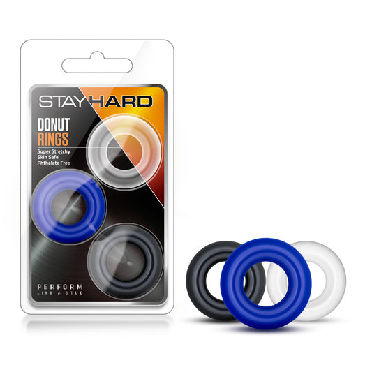 Stay Hard Donut Rings - 3 Pack