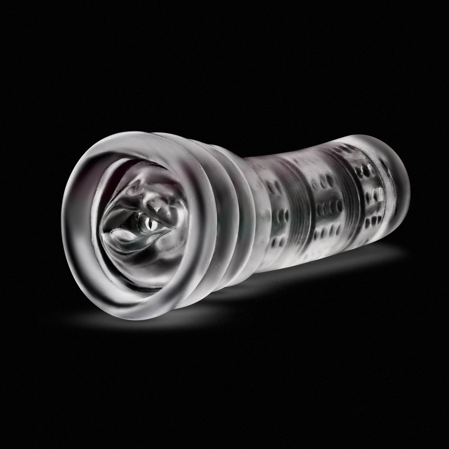 Rize - Luz - Glow in the Dark Self- Lubricating Stroker - Clear