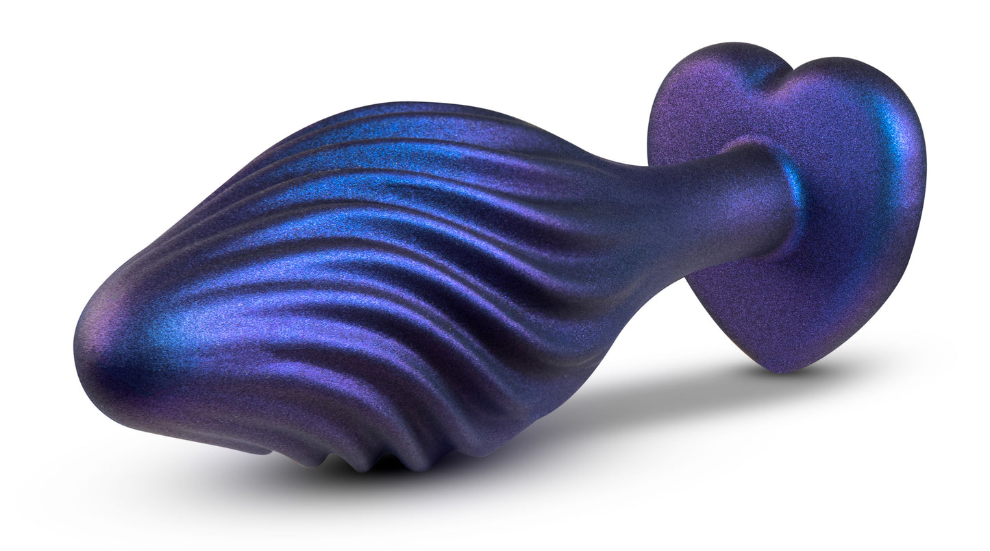 Anal Adventures Matrix - Swirling Bling Plug - Sapphire