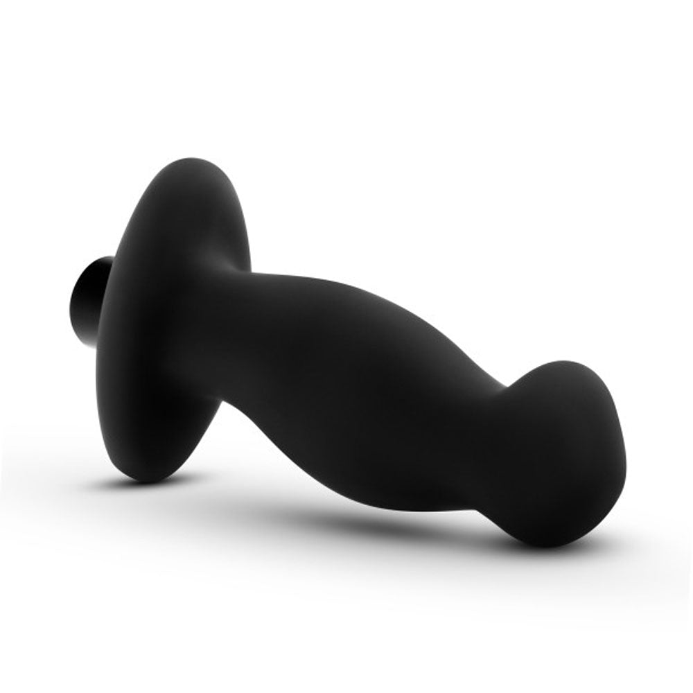 Anal Adventures - Platinum - Silicone Vibrating Prostate Massager 02 -Black