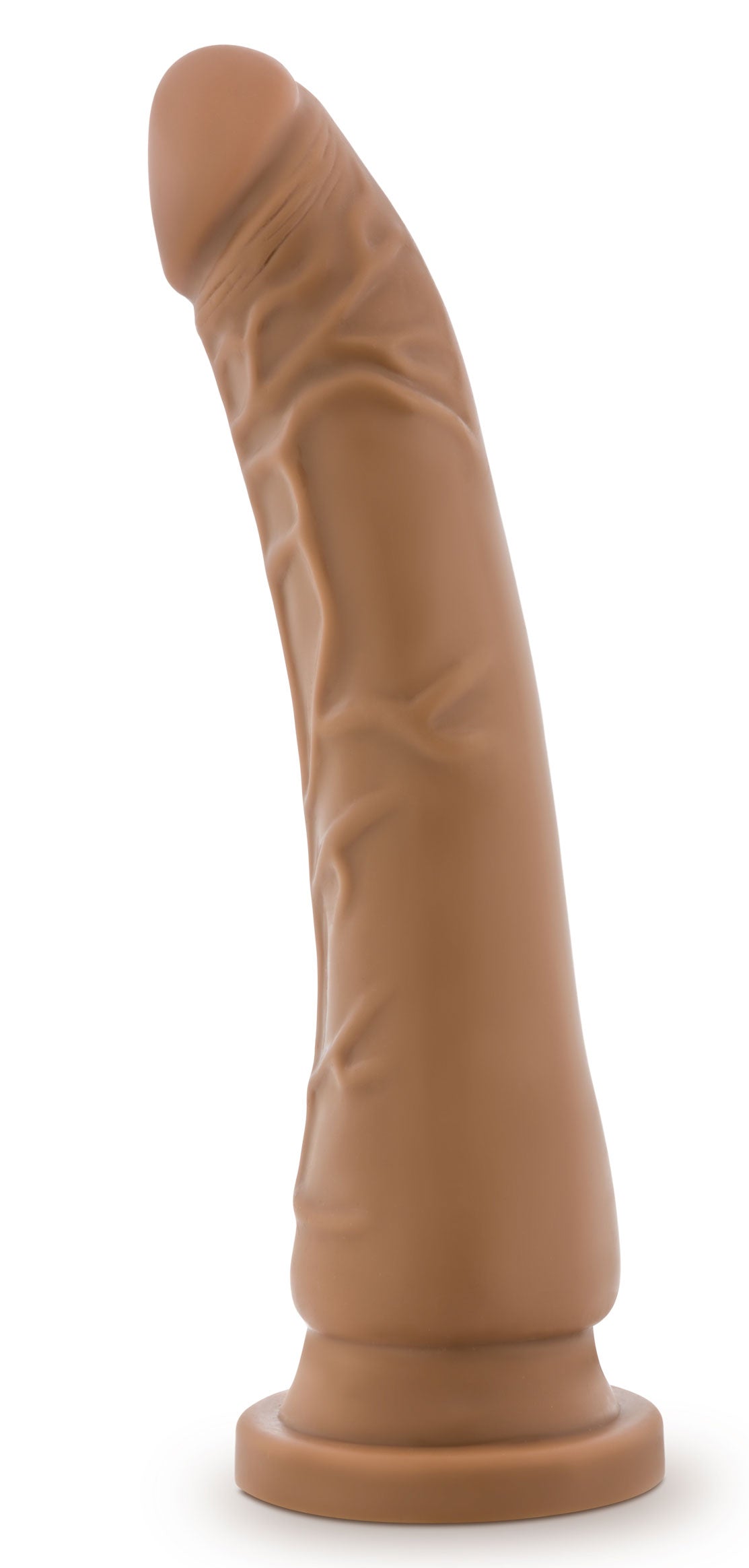 Dr. Skin Silicone - Dr. Noah - 8 Inch Dong With Suction Cup - Mocha