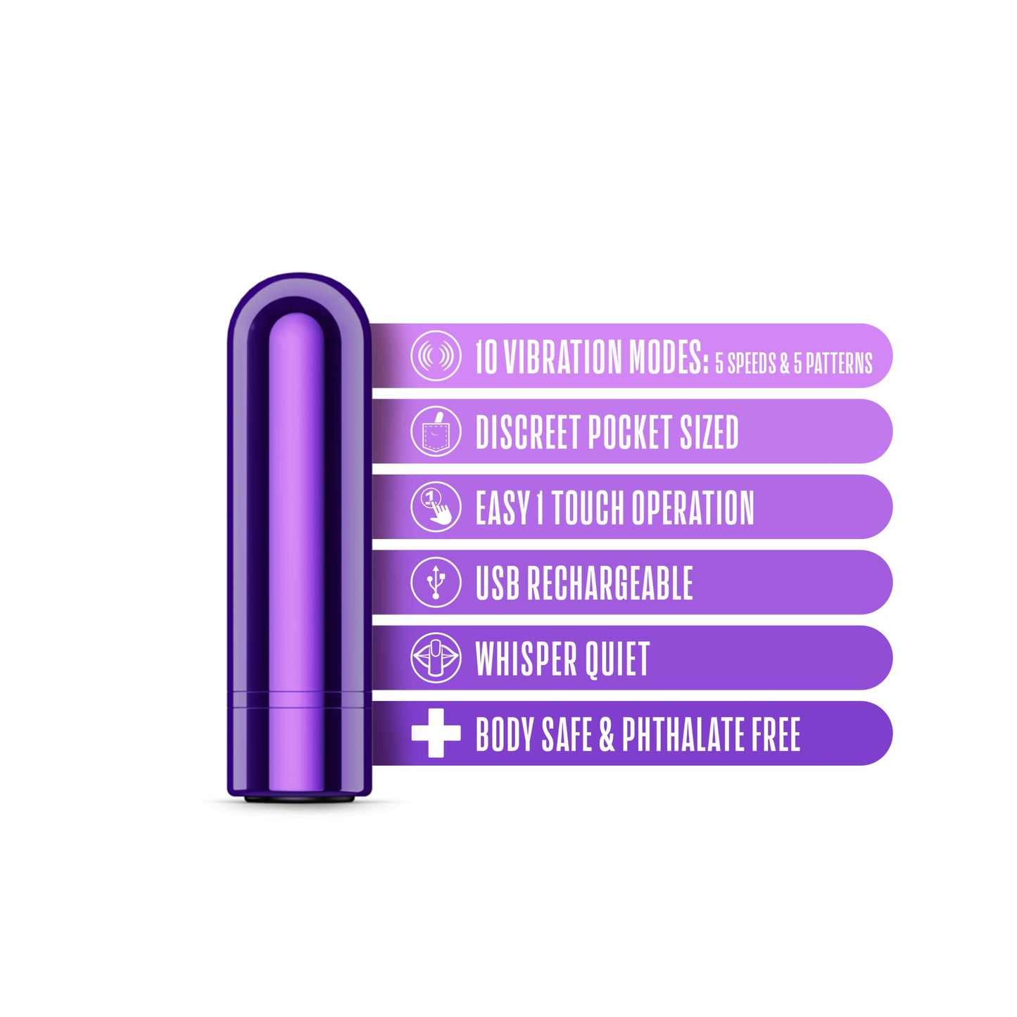 Kool Vibes - Rechargeable Mini Bullet - Grape