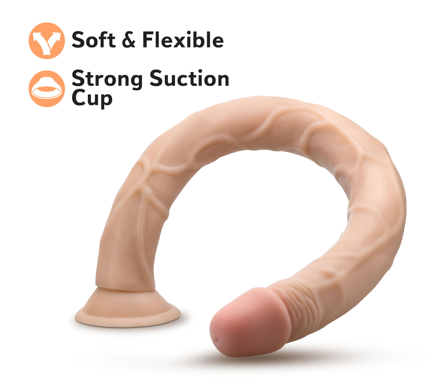 Dr. Skin - 19 Inch Dildo - Beige