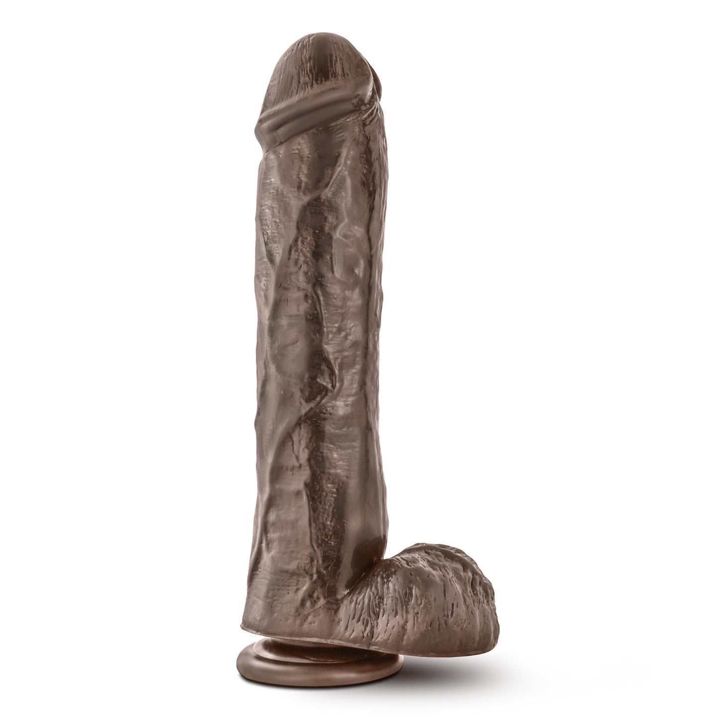 Dr. Skin Mr. Savage 11.5 Inch Dildo with Suction Cup - Chocolate