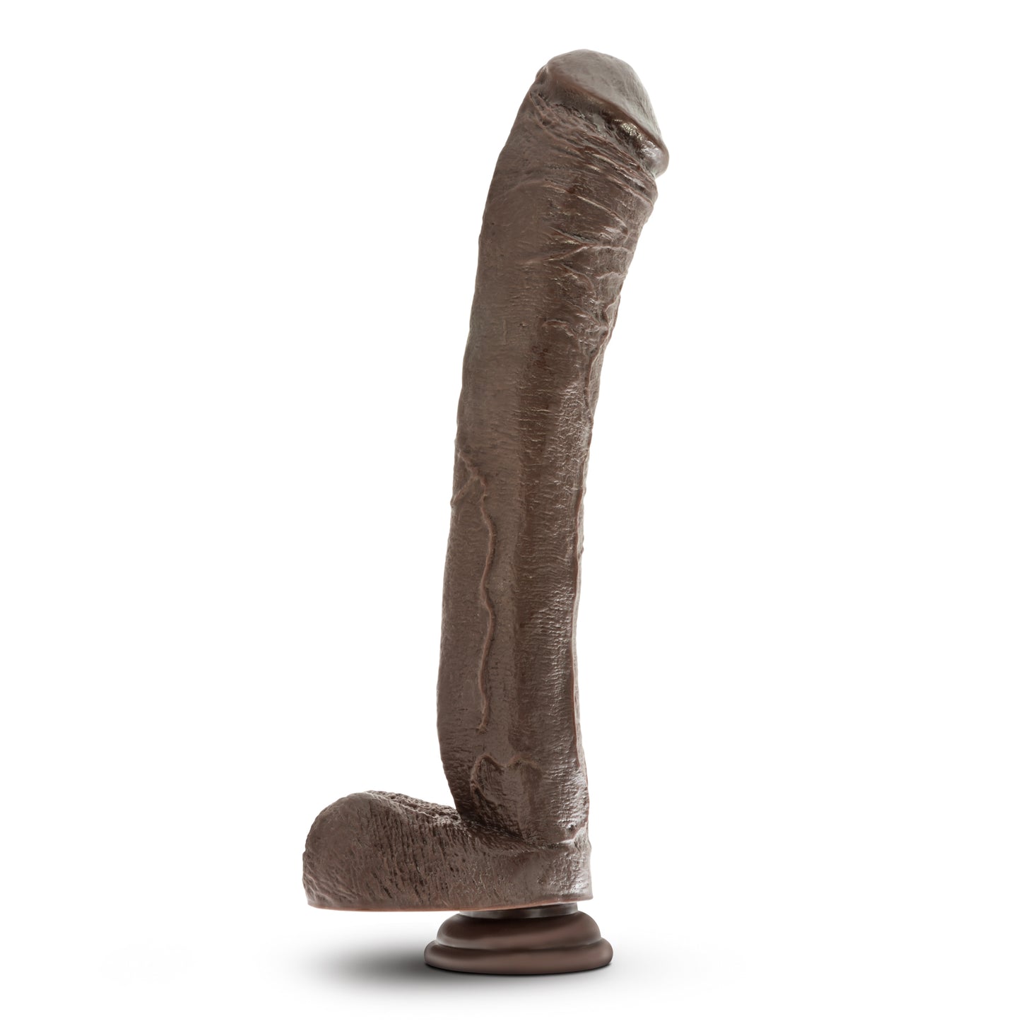 Dr. Skin Mr. Ed 13 Inch Dildo with Suction Cup - Chocolate