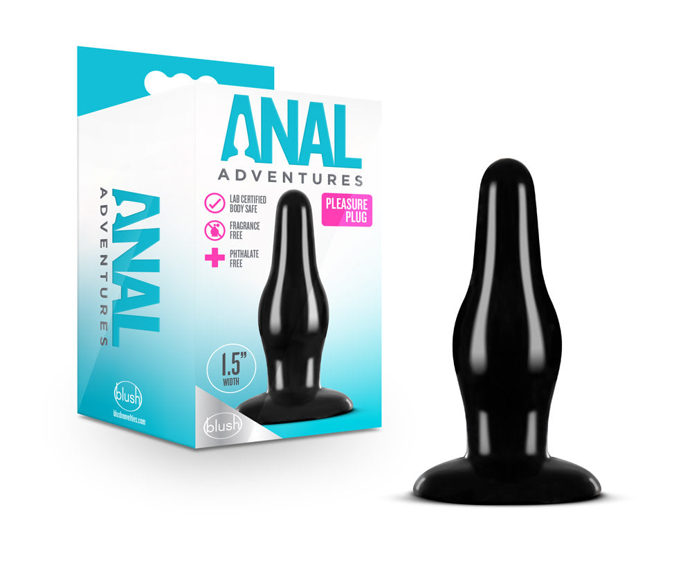 Anal Adventures - Pleasure Plug - Black