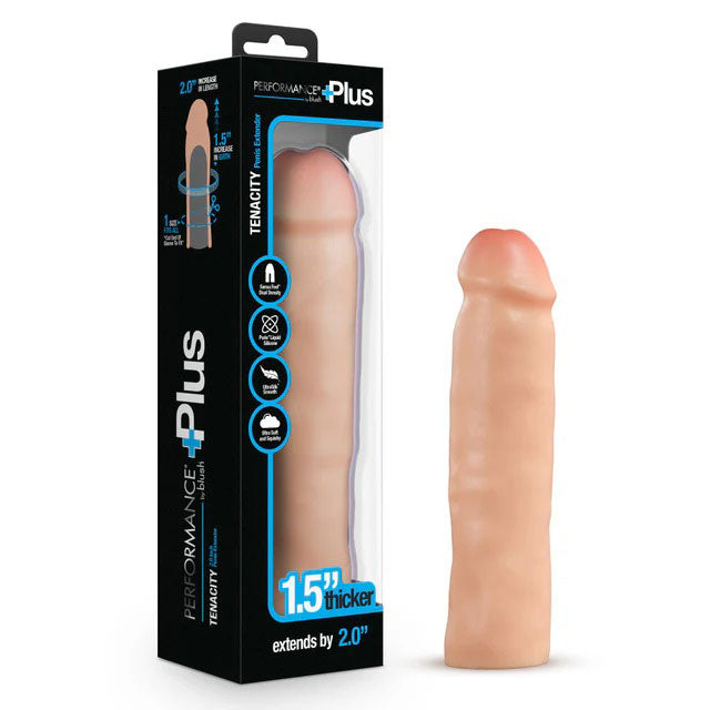 Performance Plus 2 Inch Silicone Penis Xtender - Beige