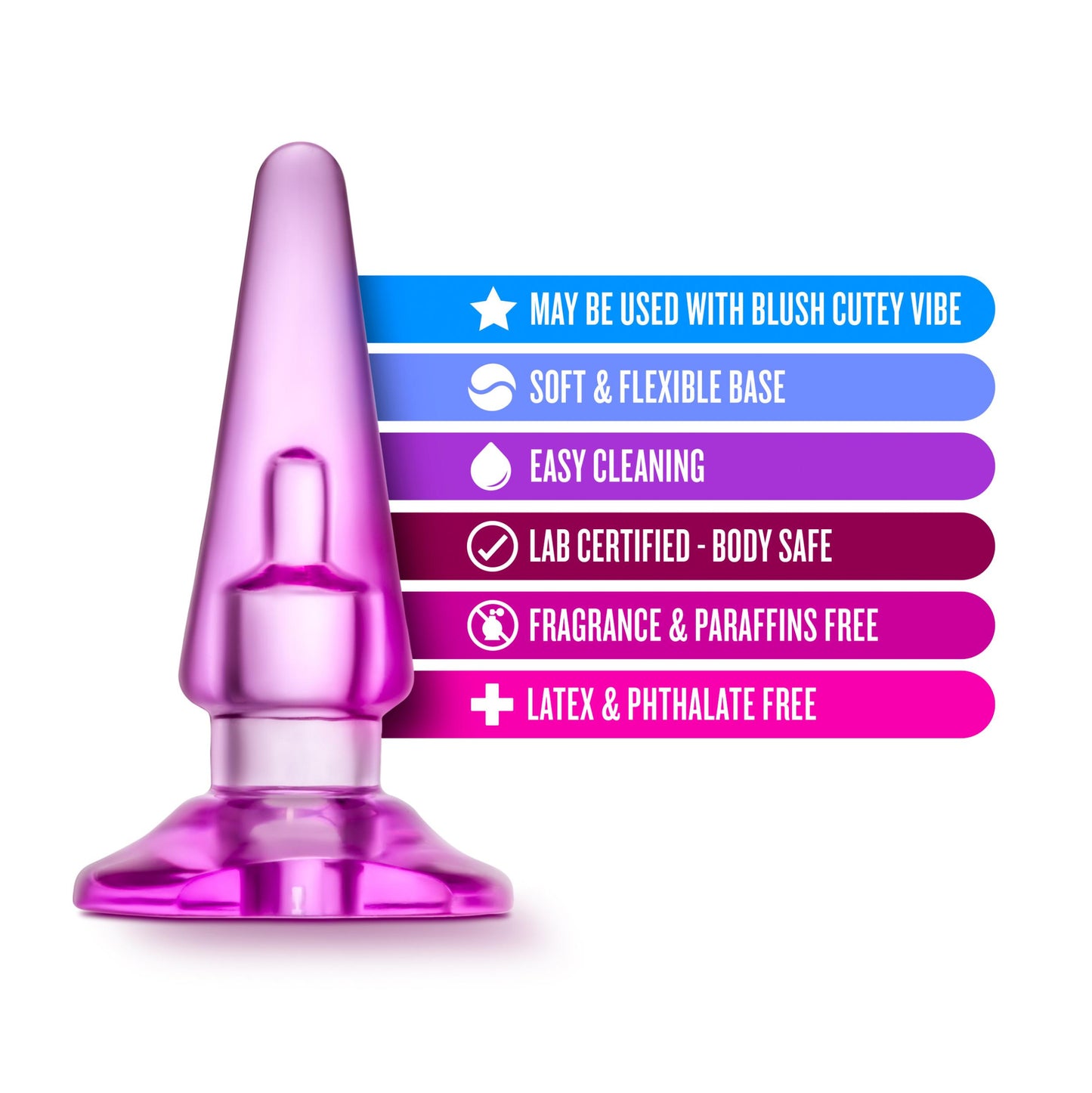 B Yours - Basic Anal Plug - Pink