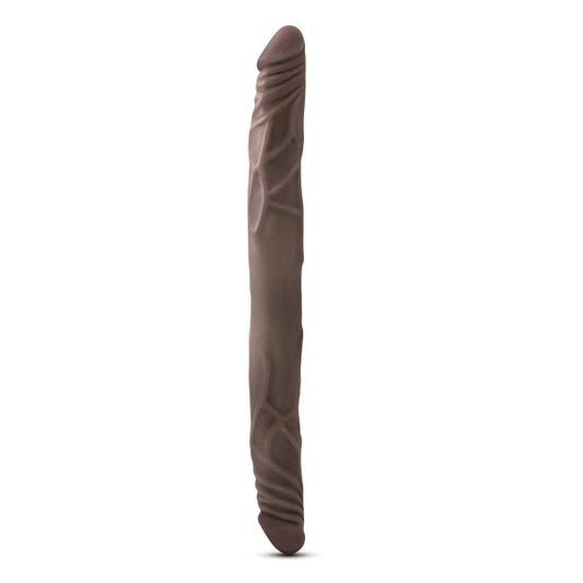 Dr. Skin - 14 Inch Double Dildo - Chocolate