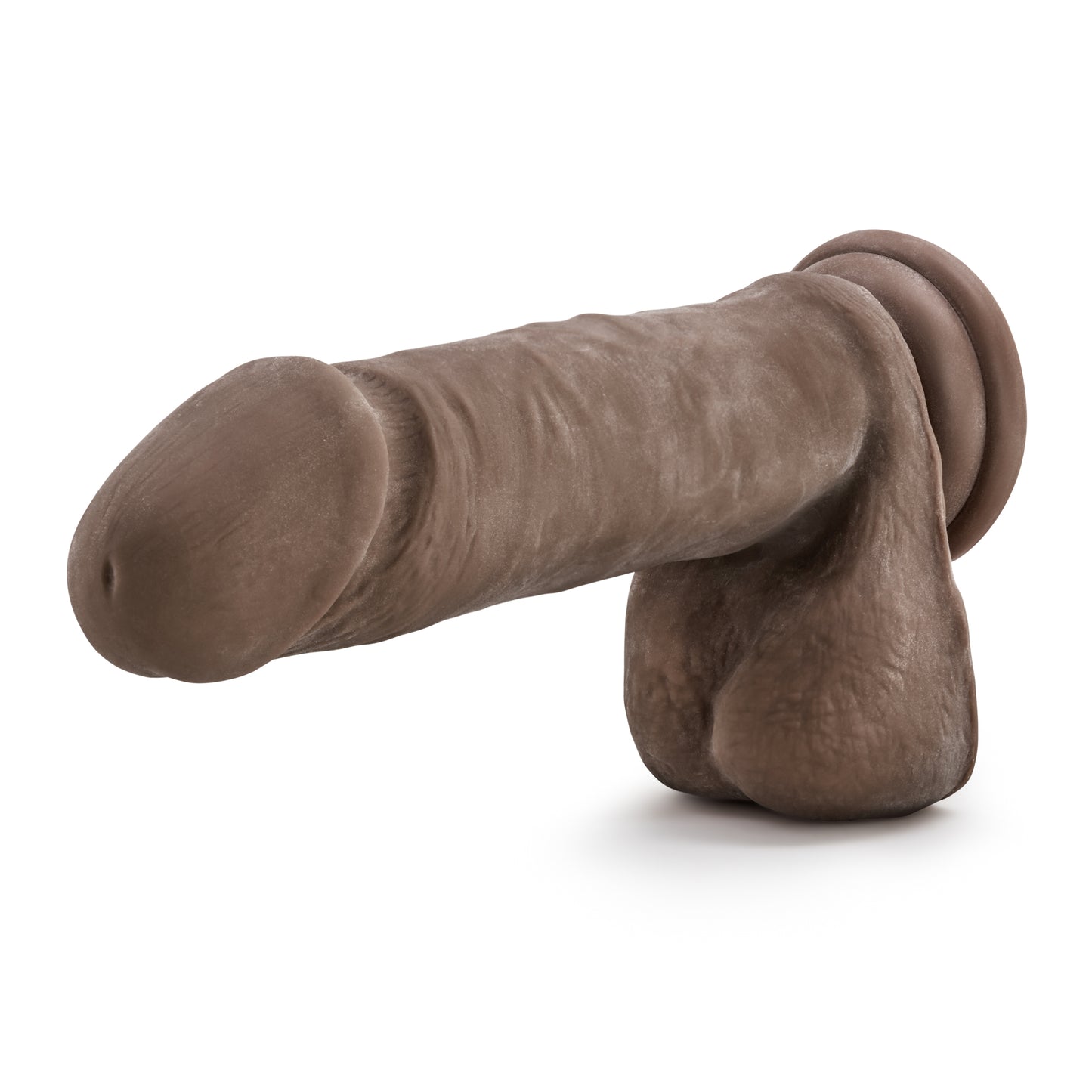 Au Naturel 8 Inch Sensa Feel Dildo - Chocolate