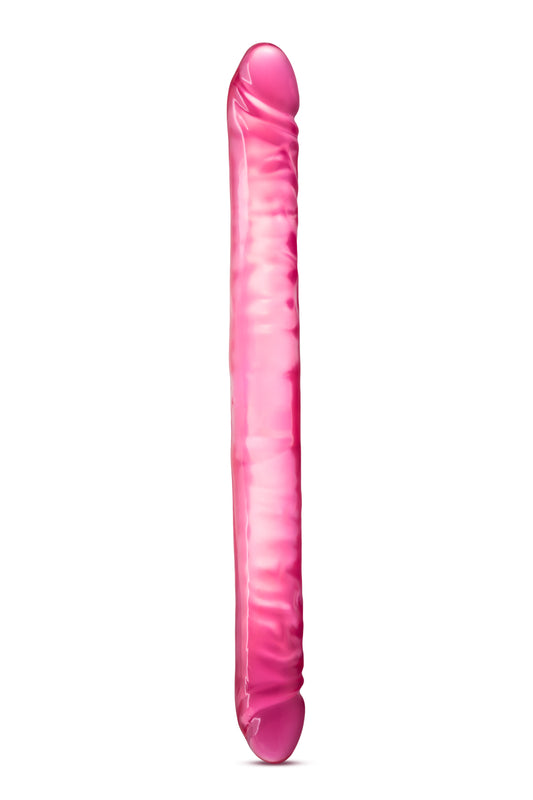 B Yours 18 Inch Double Dildo - Pink