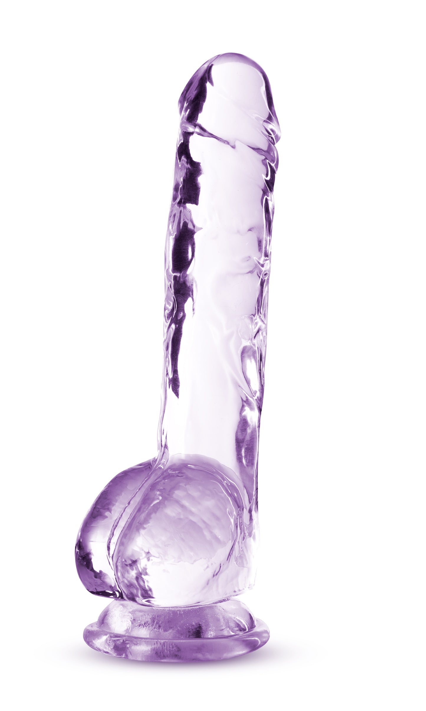 Naturally Yours - 8 Inch Crystalline Dildo - Amethyst