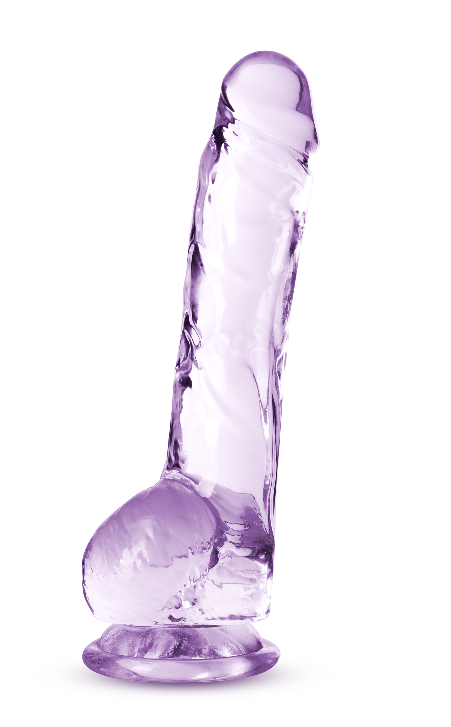 Naturally Yours - 8 Inch Crystalline Dildo - Amethyst