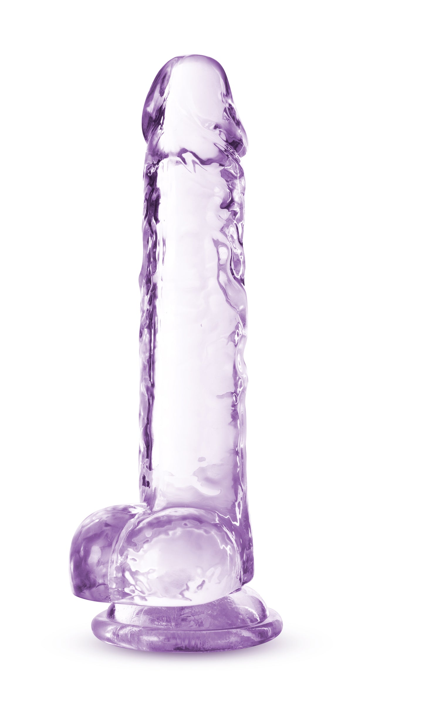 Naturally Yours - 7 Inch Crystalline Dildo - Amethhyst