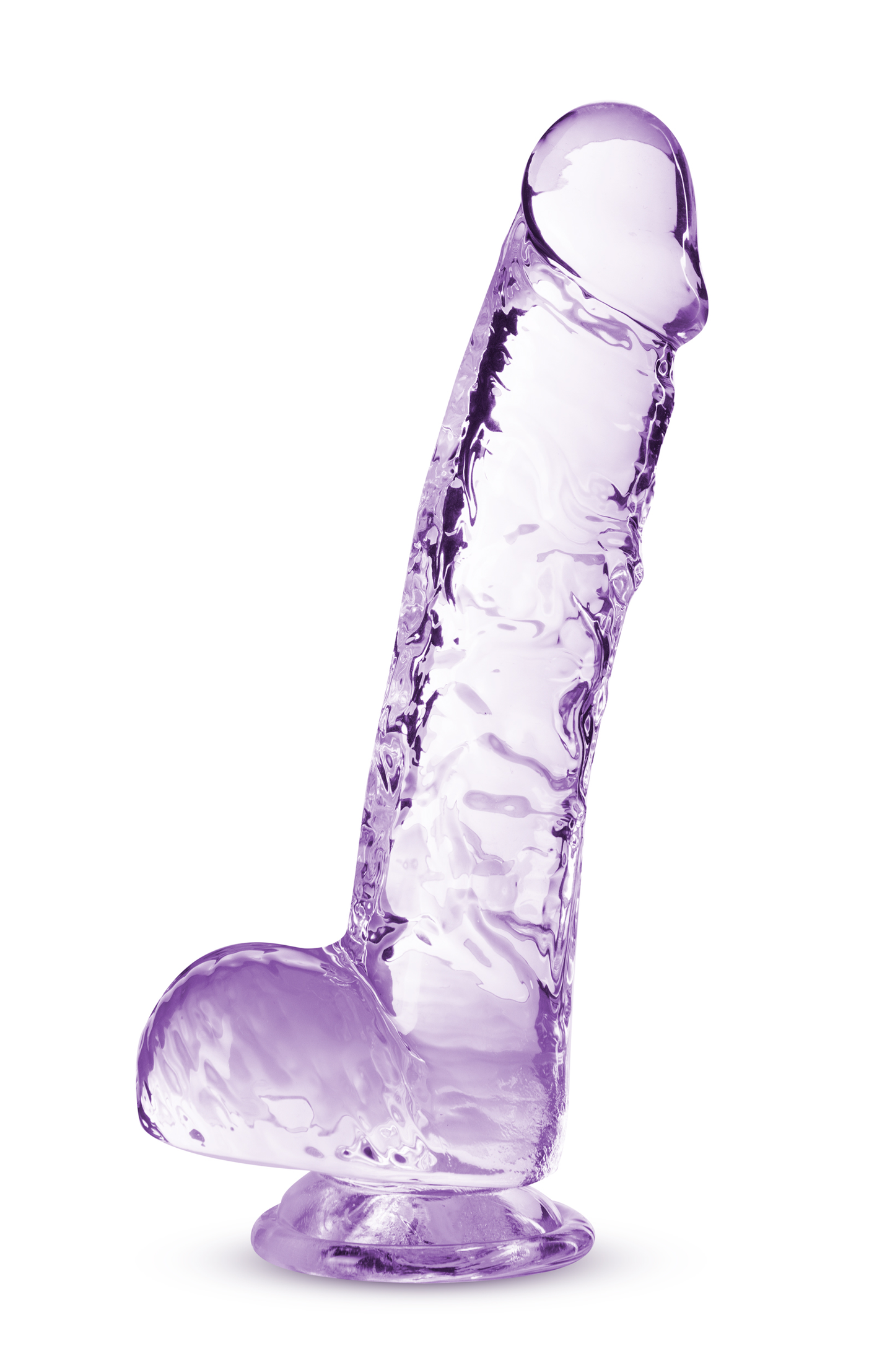 Naturally Yours - 6 Inch Crystalline Dildo - Amethyst