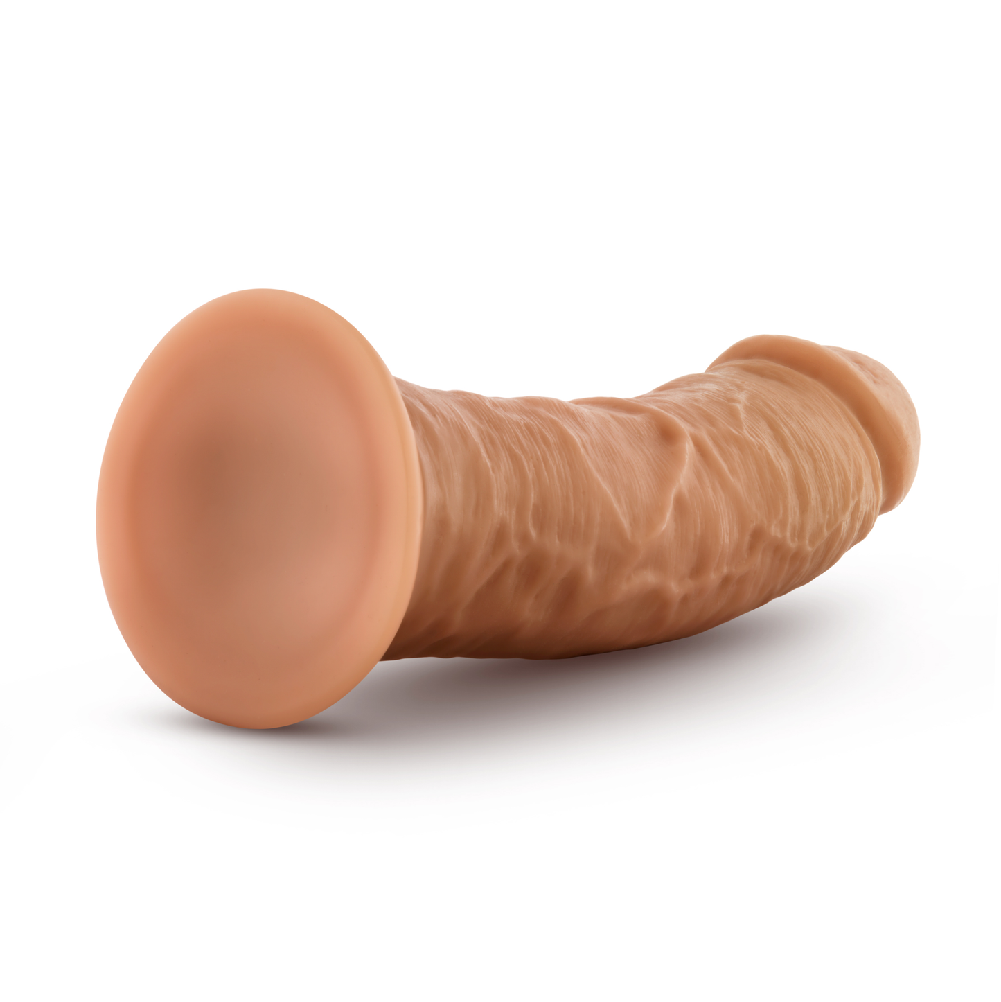 Dr. Skin Glide 8 Inch Self Lubricating Dildo - - Mocha