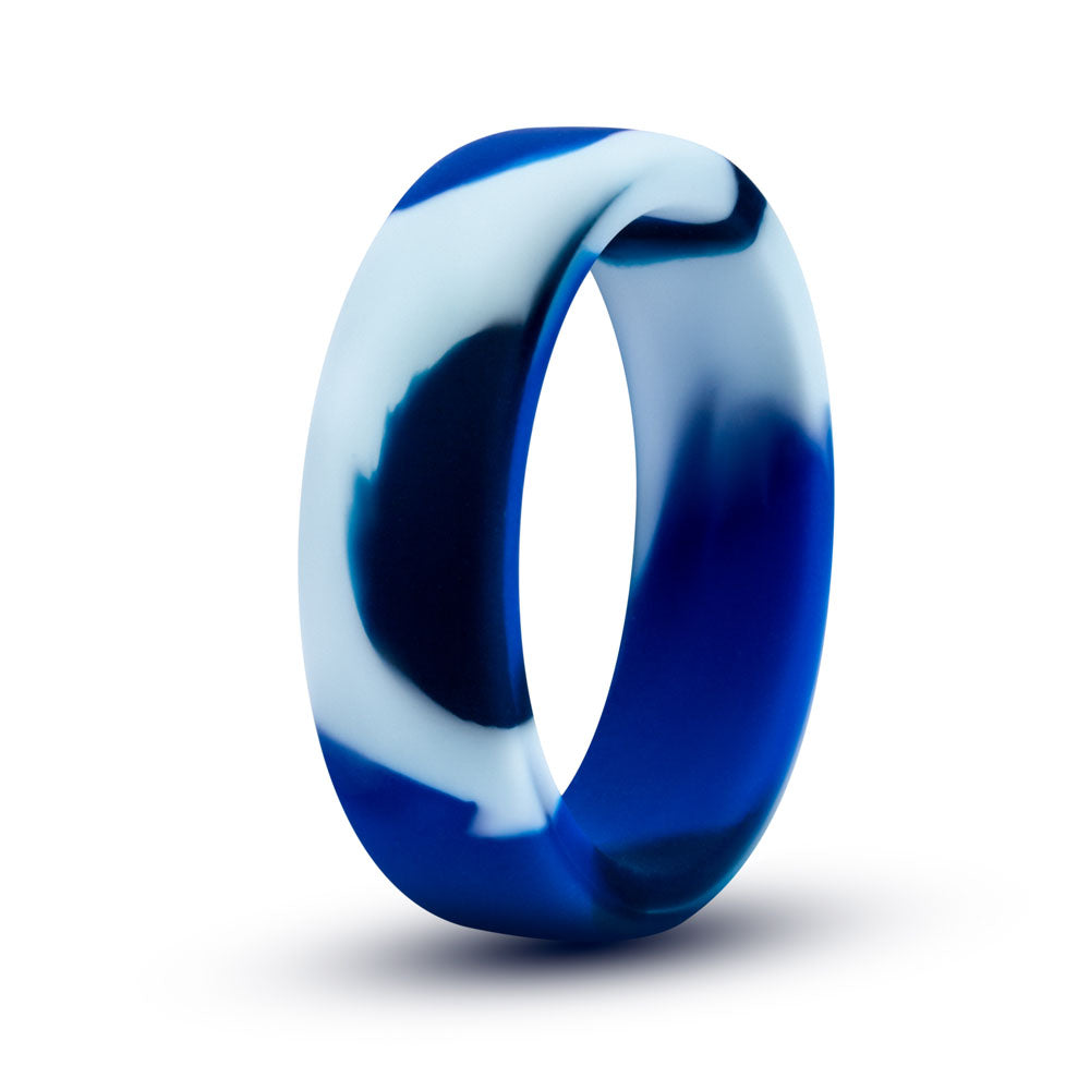 Performance - Silicone Camo Cock Ring - Blue Camoflauge