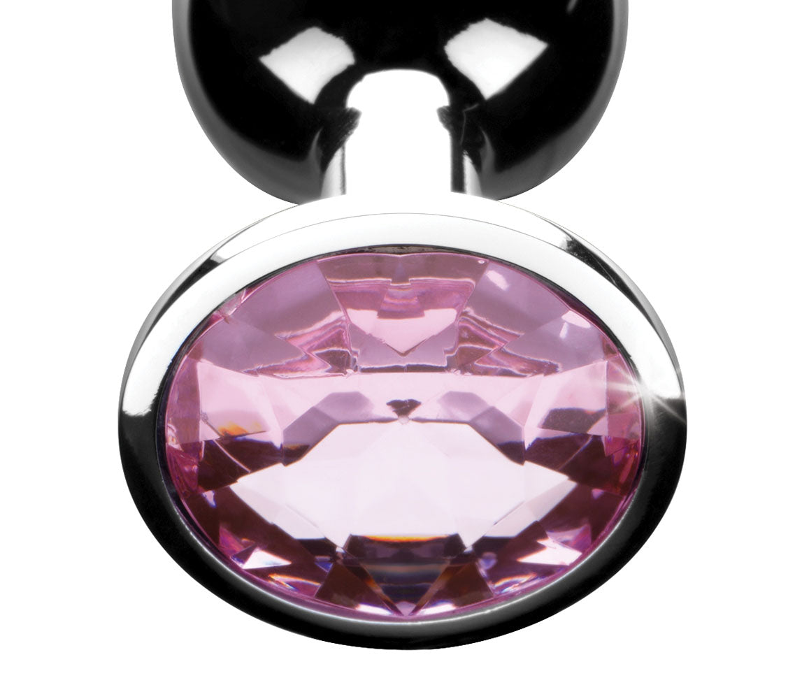 Pink Gem Anal Plug - Small