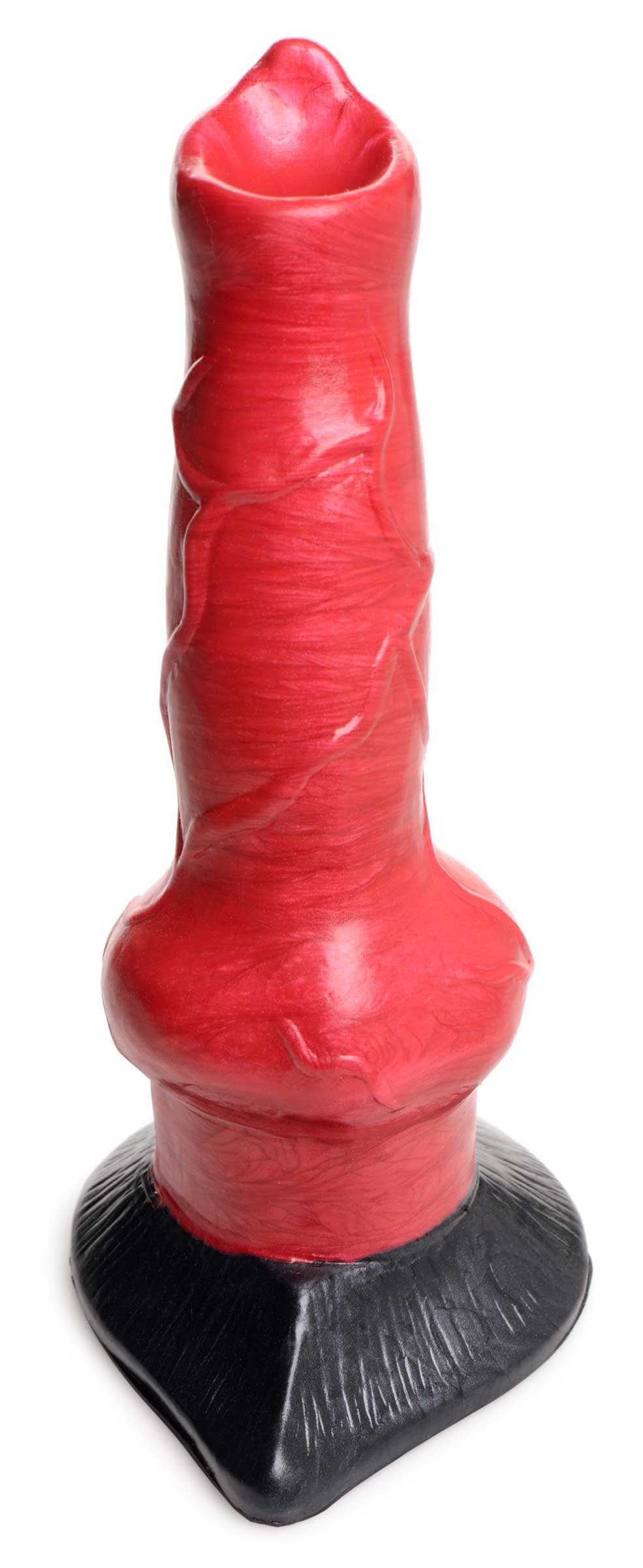 Hell-Hound - Canine Penis Silicone Dildo - Red