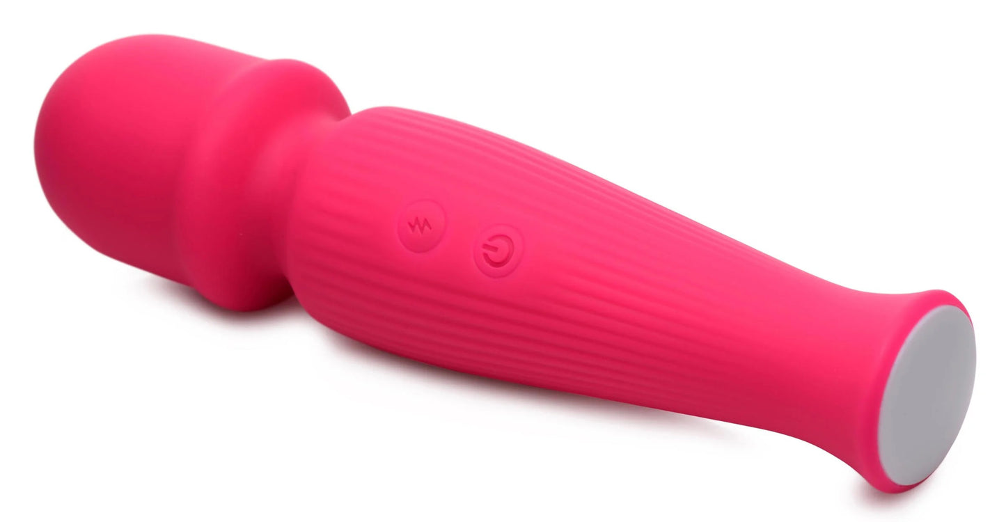 Silicone Wand Massager - Magenta