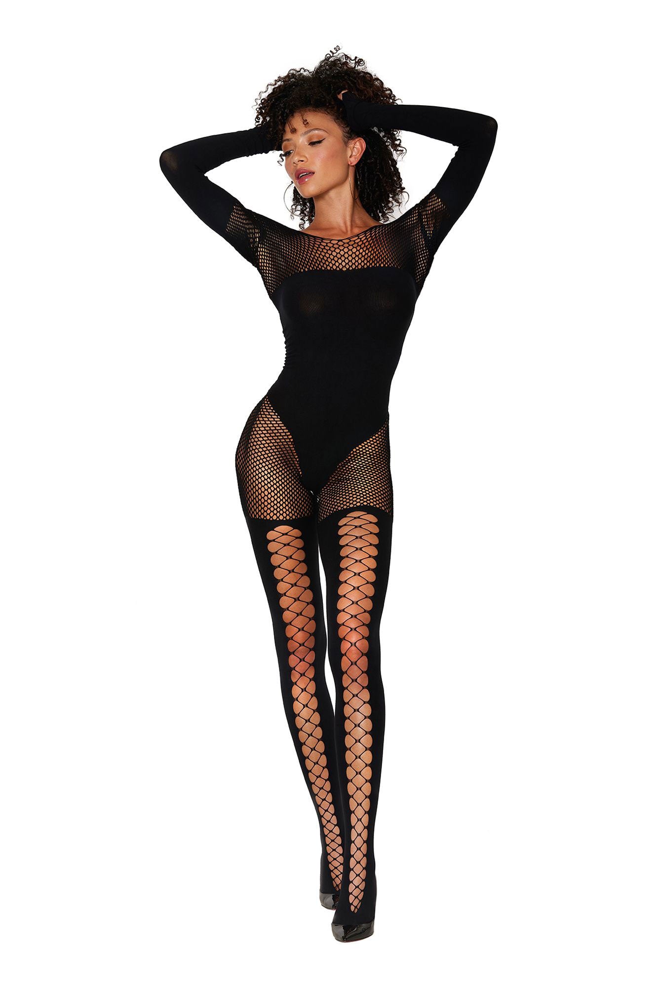 Bodystocking - One Size - Black