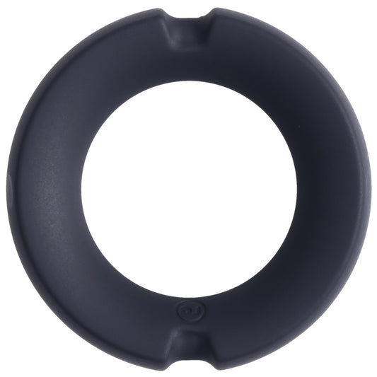 Merci - the Paradox - Silicone Covered Metal Cock Ring - 45mm - Black