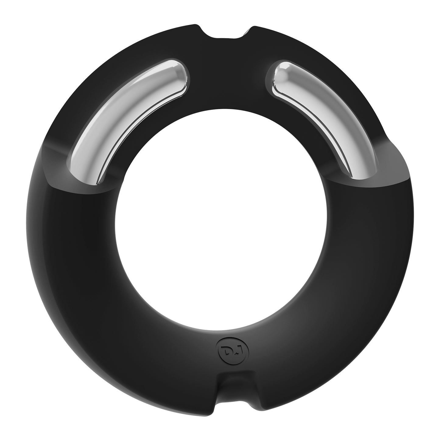 Merci - the Paradox - Silicone Covered Metal Cock Ring - 45mm - Black