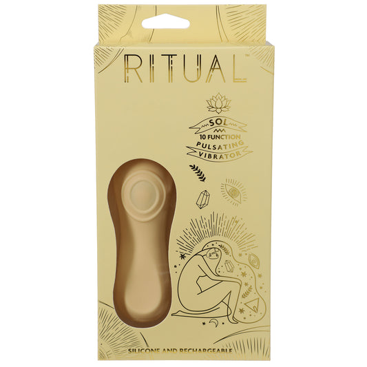 Ritual - Sol - Rechargeable Silicone Pulsating Vibe - Yellow