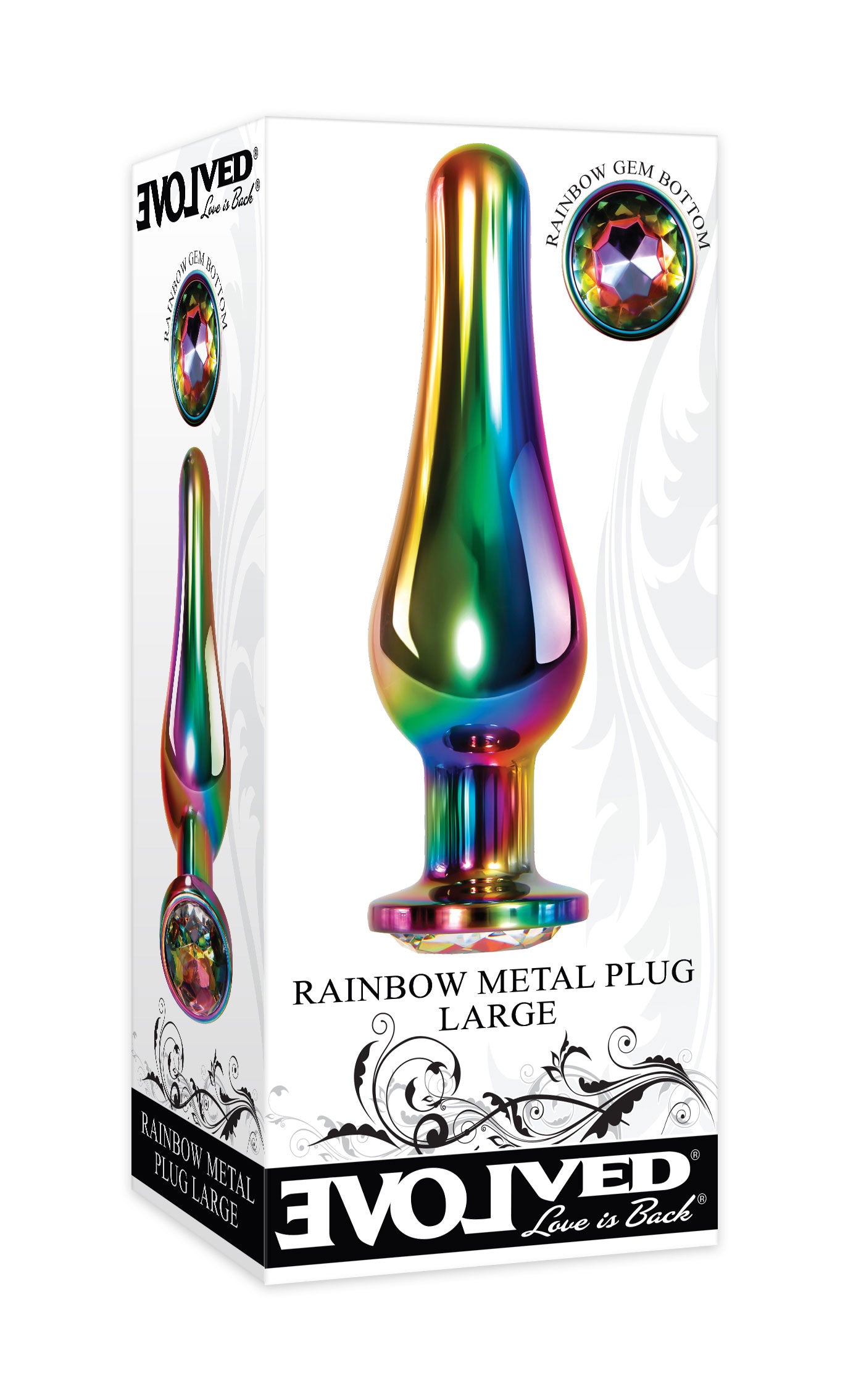 Rainbow Metal Plug - Large