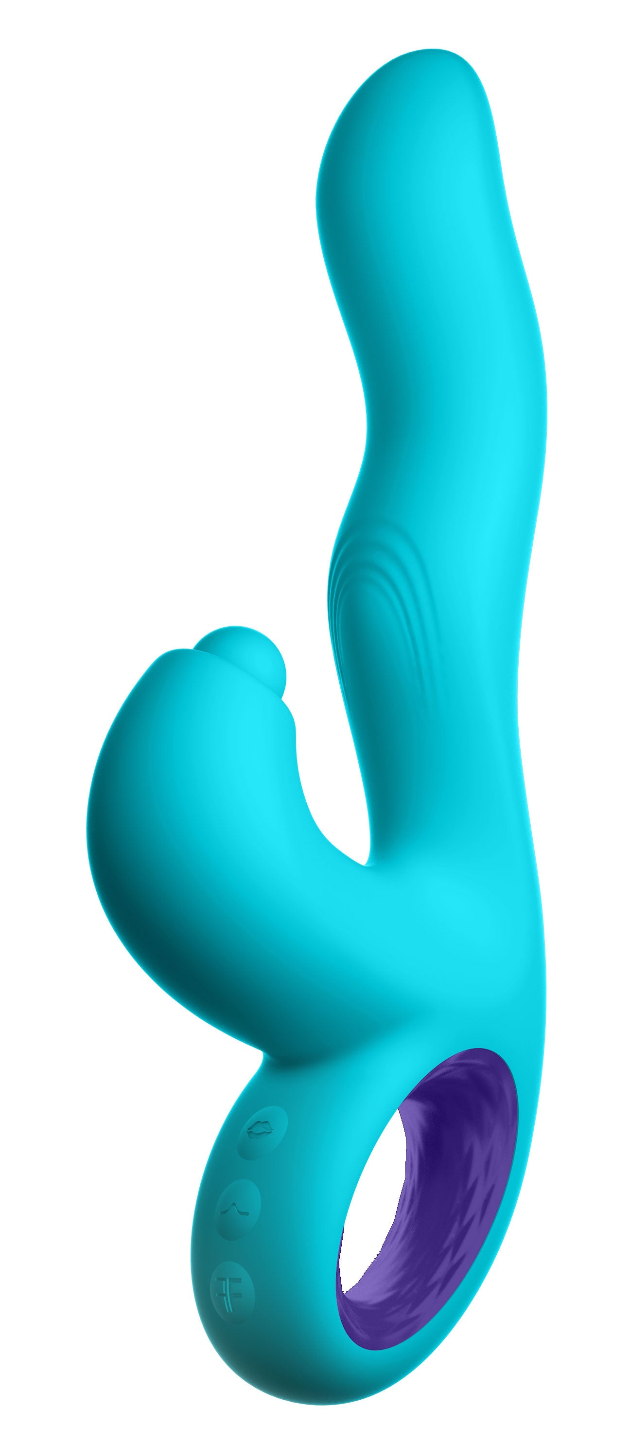 Klio Triple Action Thumping Rabbit Vibrator - Turquoise