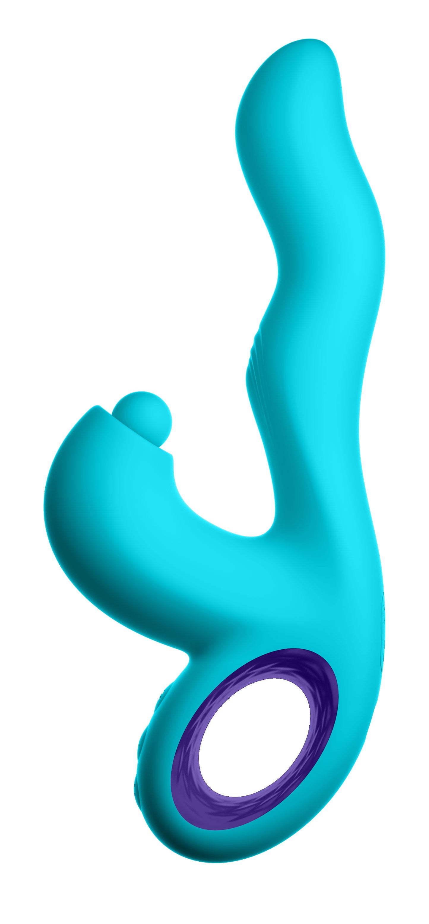 Klio Triple Action Thumping Rabbit Vibrator - Turquoise