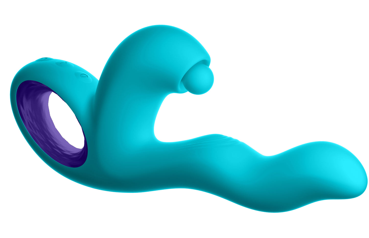 Klio Triple Action Thumping Rabbit Vibrator - Turquoise