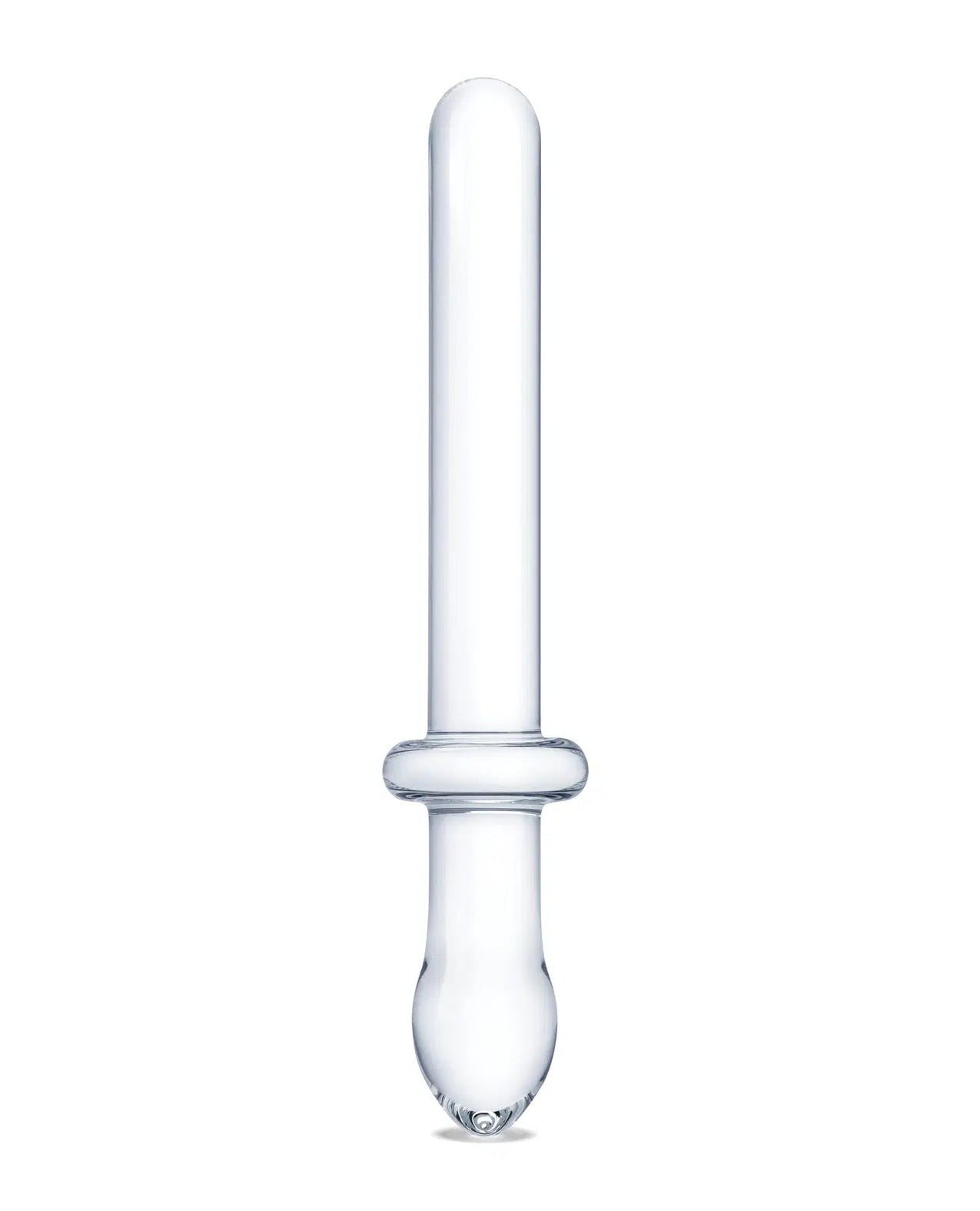 9.25 Inch Classic Smooth Dual-Ended Dildo - Clear