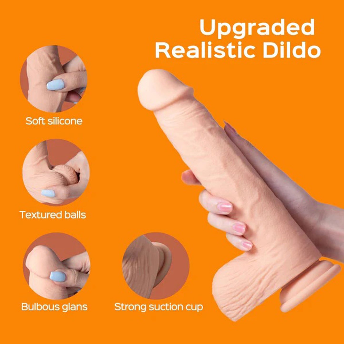 Kenzo-App Controlled 9.5" Big Realistic - Thrusting Dildo