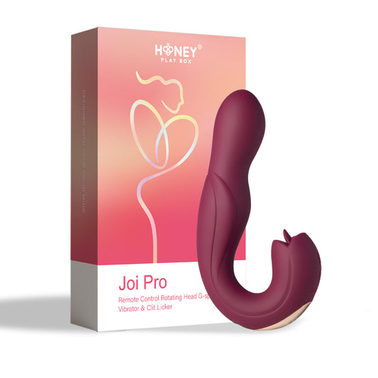 Joi Pro - Remote Control G-Spot and Clit Stimulator - Maroon