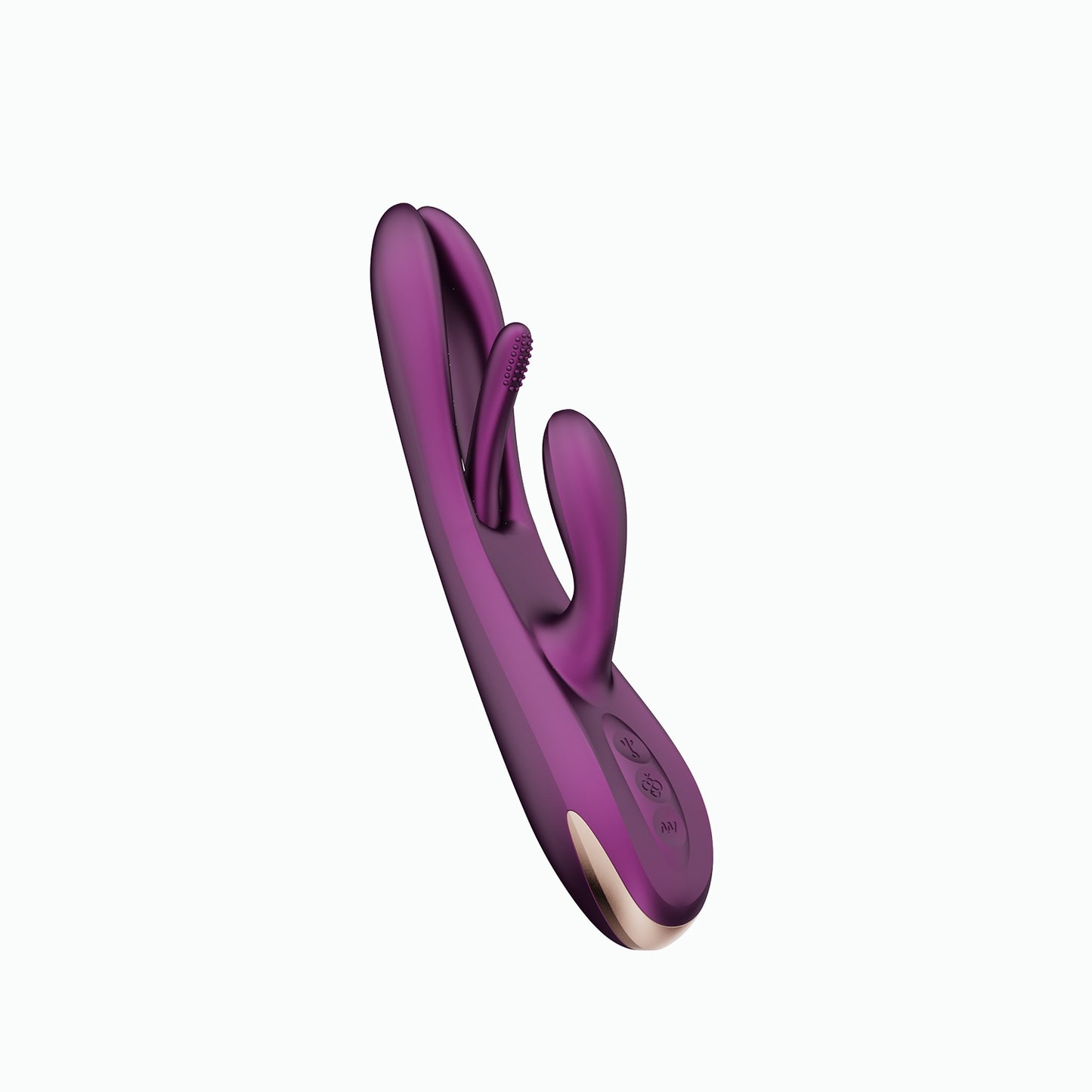 Terri - App Controlled Tapping Rabbit Vibrator - Purple