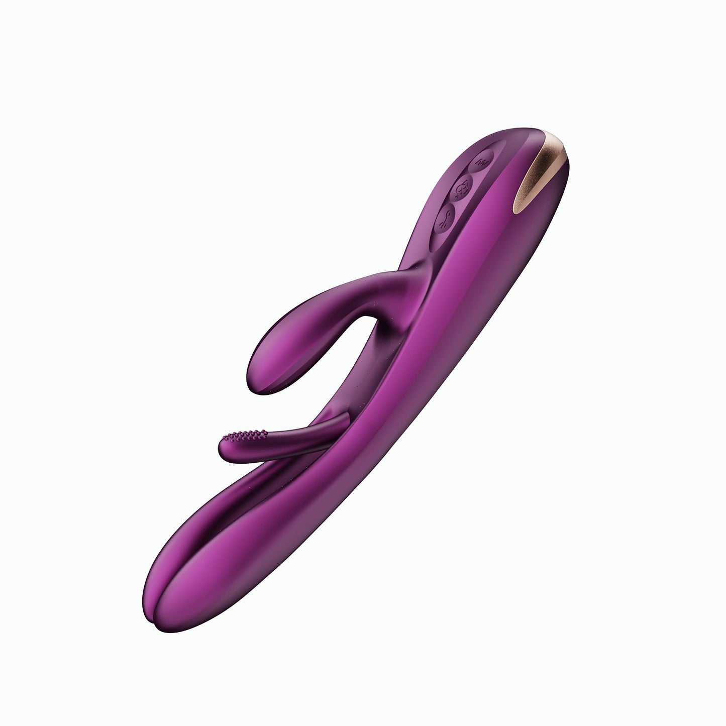 Terri - App Controlled Tapping Rabbit Vibrator - Purple