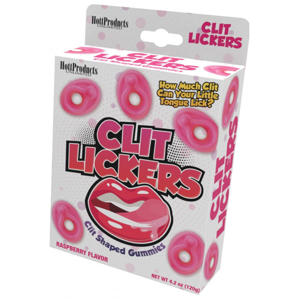 Clit Lickers Gummies Raspberry Flavors 4.2oz