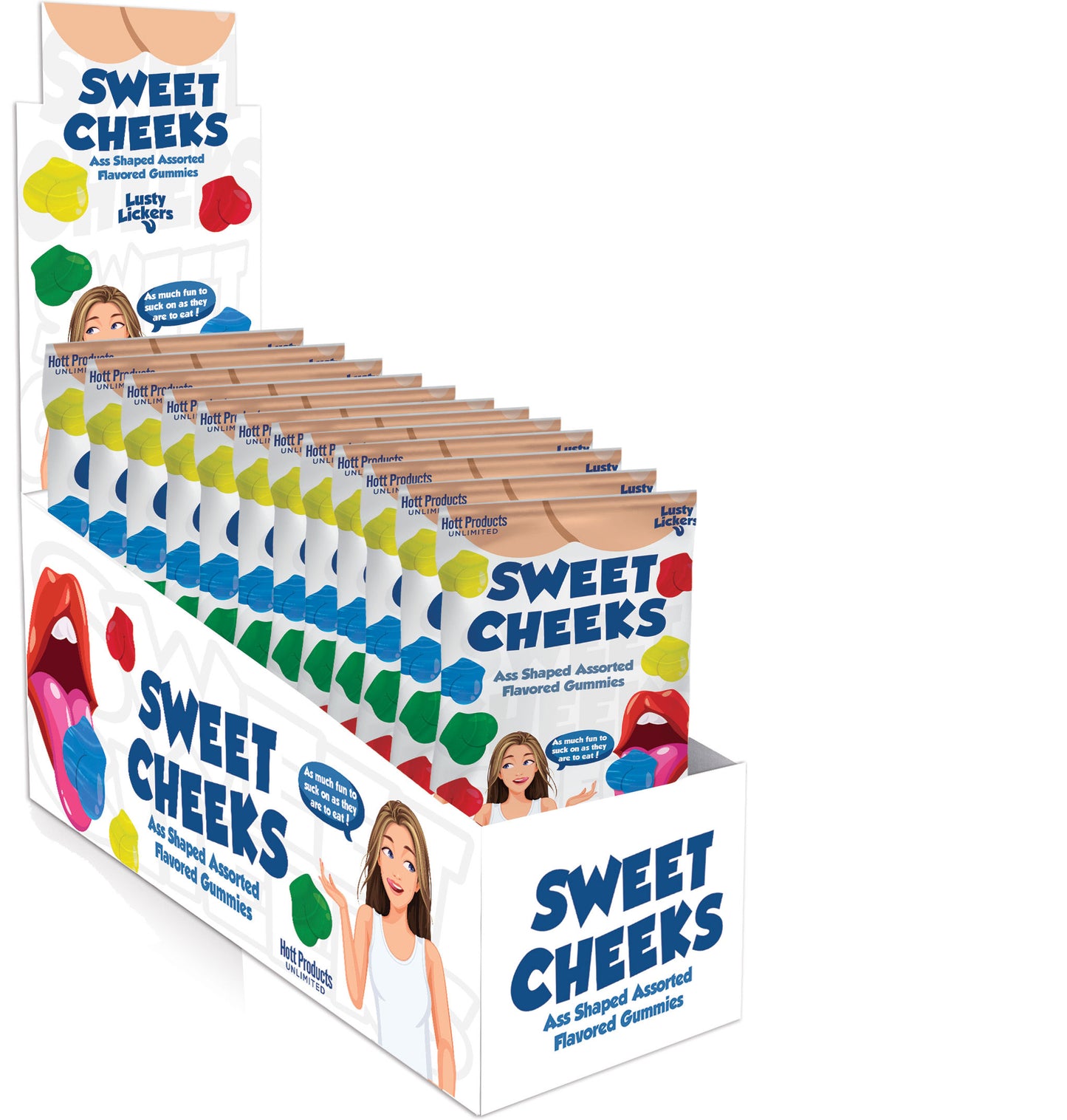 Sweet Cheeks Gummies - Ass Shaped Gummies - Assorted Flavors